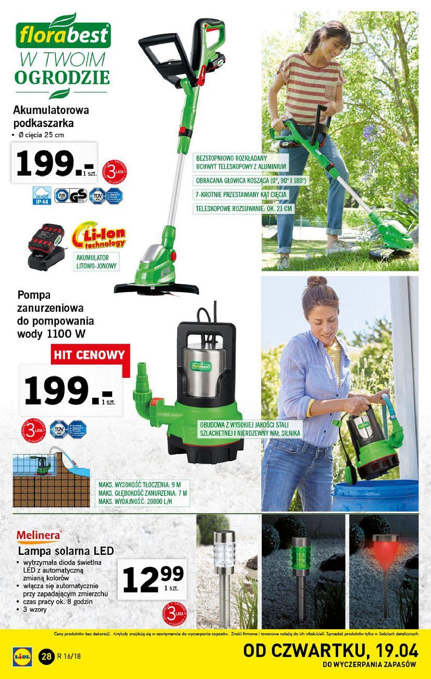 Gazetka promocyjna Lidl do 21/04/2018 str.28