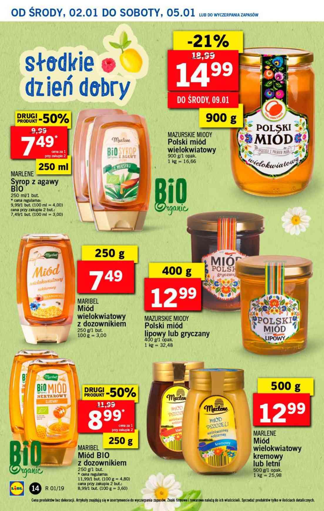 Gazetka promocyjna Lidl do 05/01/2019 str.14