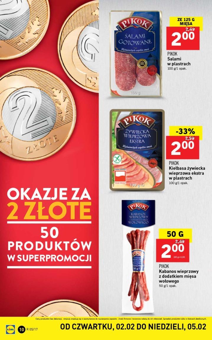 Gazetka promocyjna Lidl do 05/02/2017 str.10