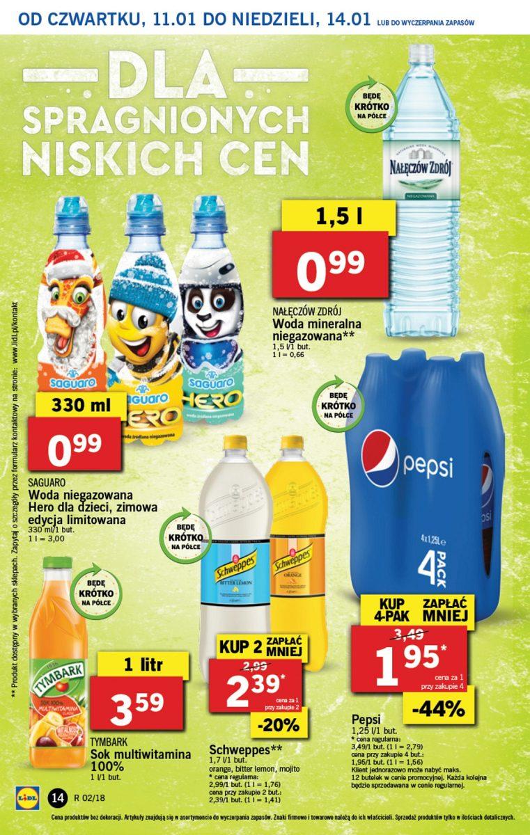 Gazetka promocyjna Lidl do 14/01/2018 str.14