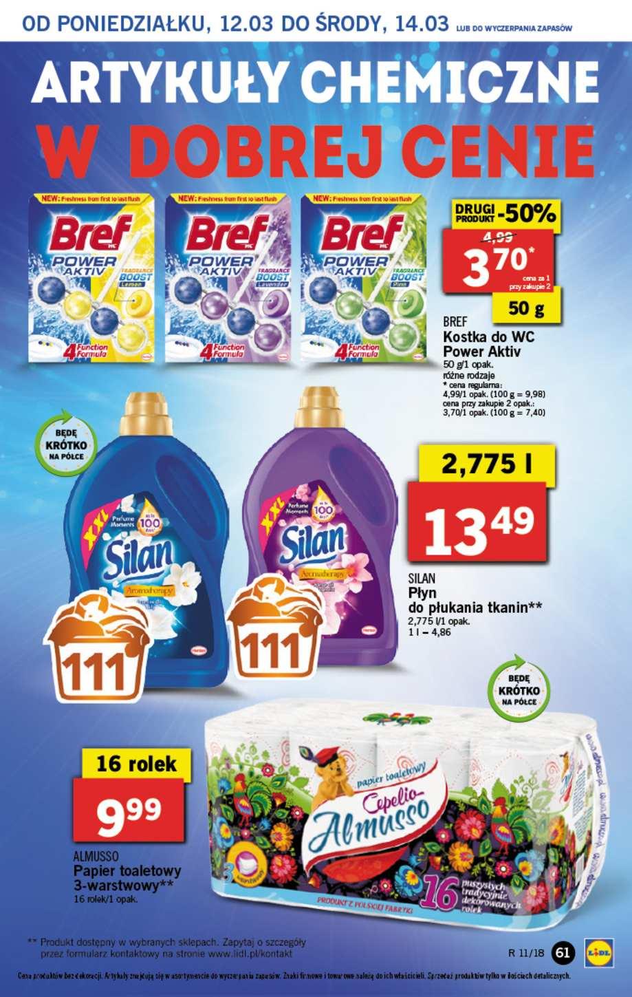 Gazetka promocyjna Lidl do 14/03/2018 str.61