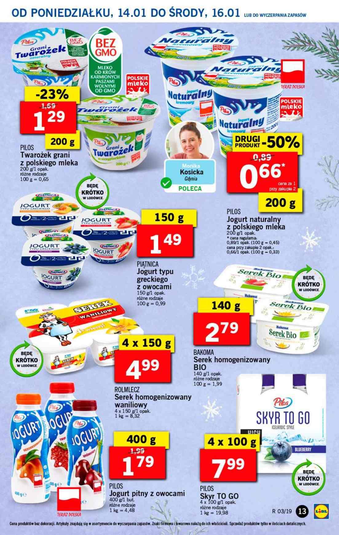 Gazetka promocyjna Lidl do 16/01/2019 str.13