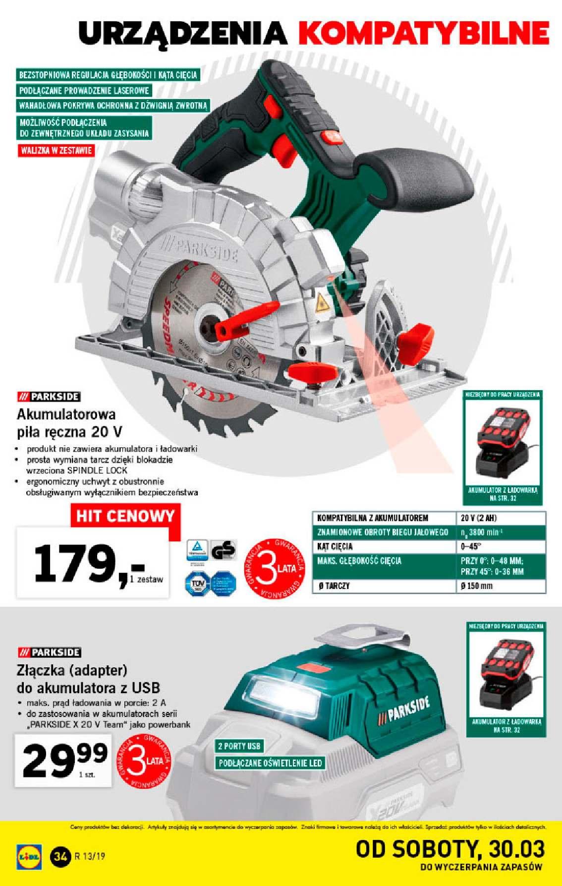 Gazetka promocyjna Lidl do 31/03/2019 str.34