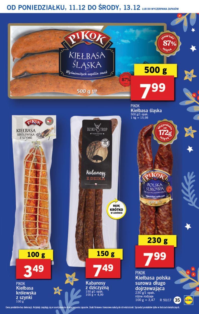 Gazetka promocyjna Lidl do 13/12/2017 str.35