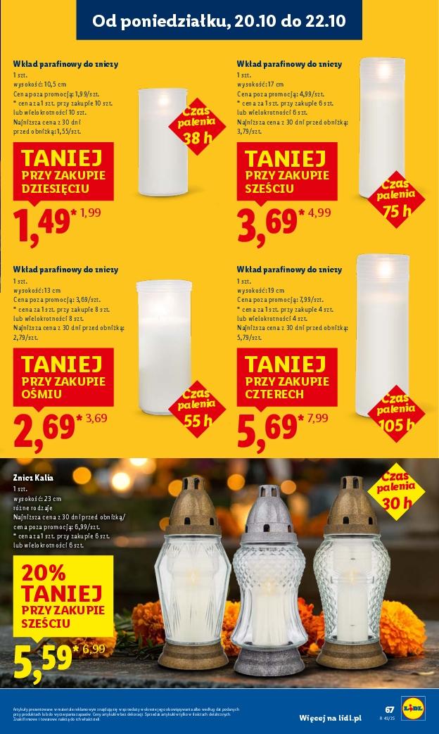 Gazetka promocyjna Lidl do 22/10/2025 str.67