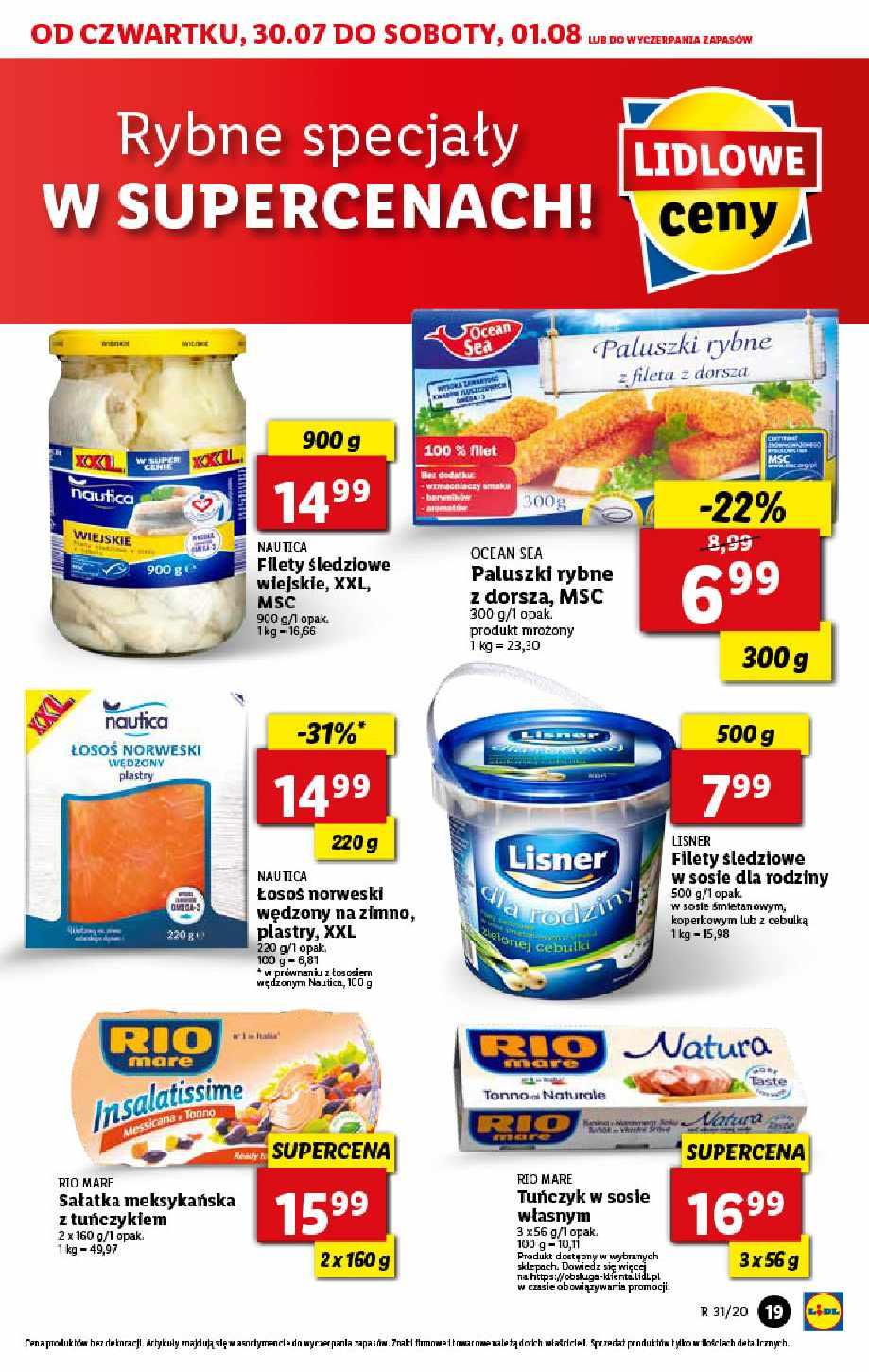 Gazetka promocyjna Lidl do 01/08/2020 str.19