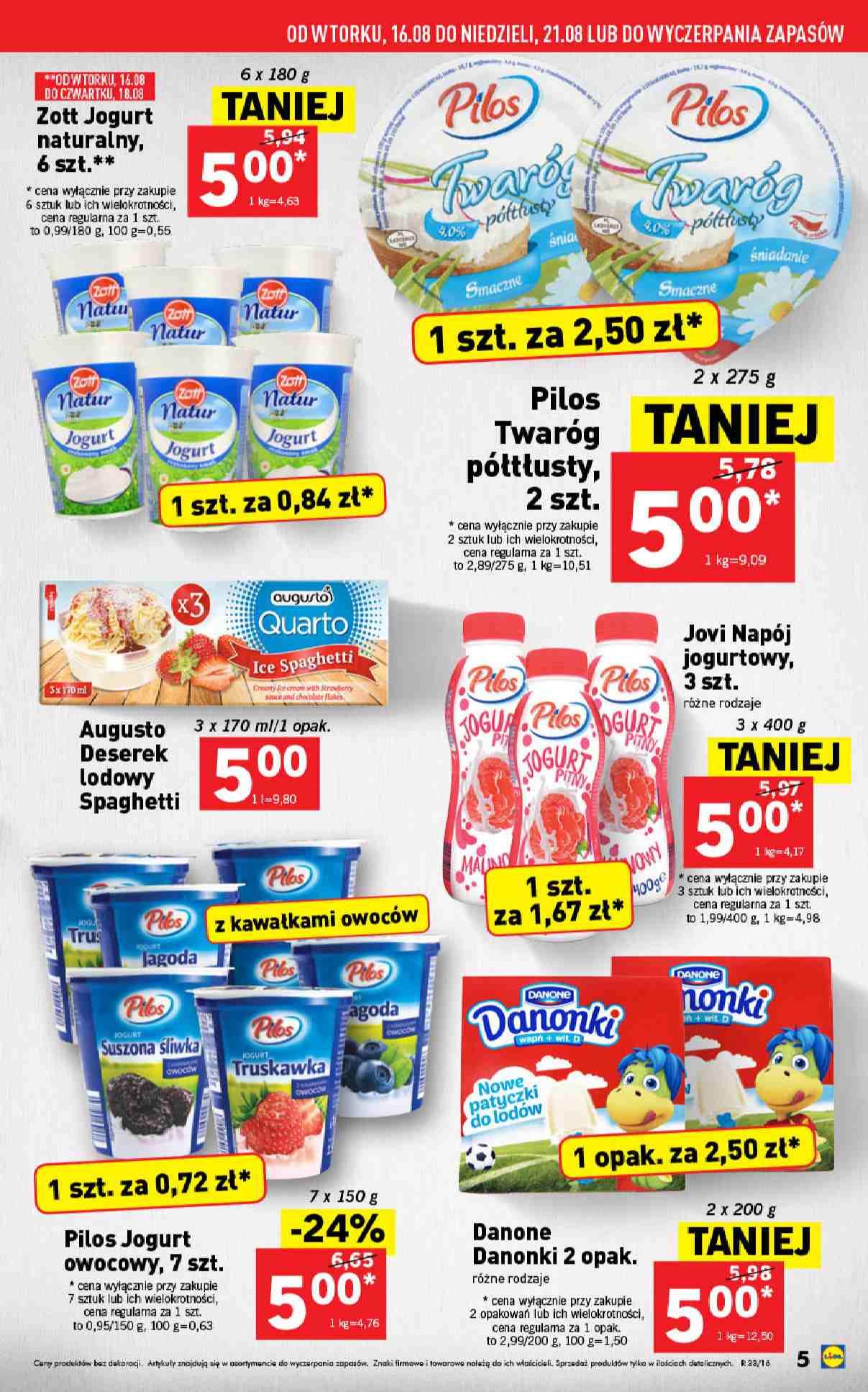 Gazetka promocyjna Lidl do 21/08/2016 str.5