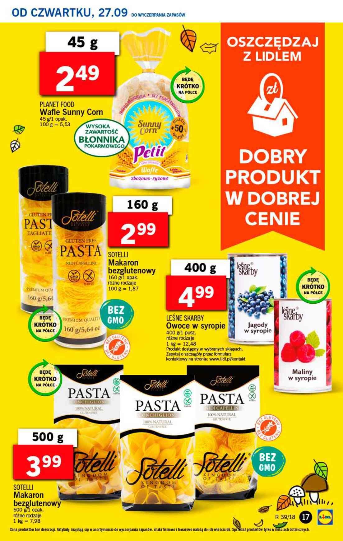 Gazetka promocyjna Lidl do 30/09/2018 str.17