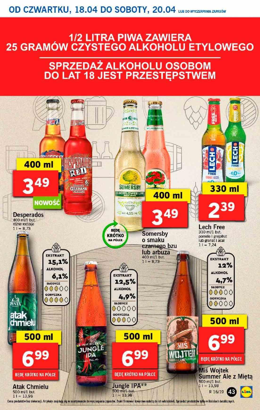 Gazetka promocyjna Lidl do 20/04/2019 str.43