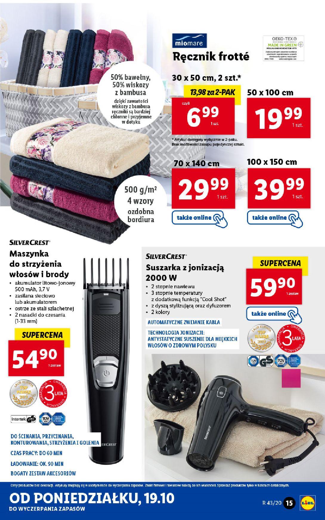 Gazetka promocyjna Lidl do 24/10/2020 str.15