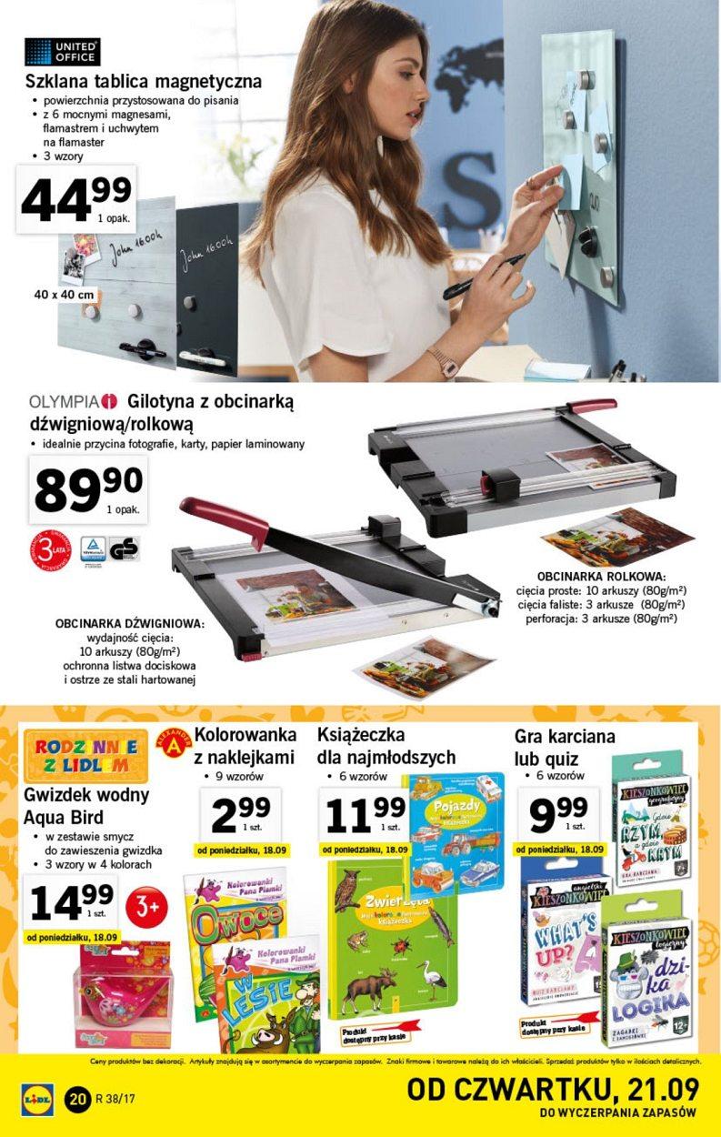 Gazetka promocyjna Lidl do 24/09/2017 str.20