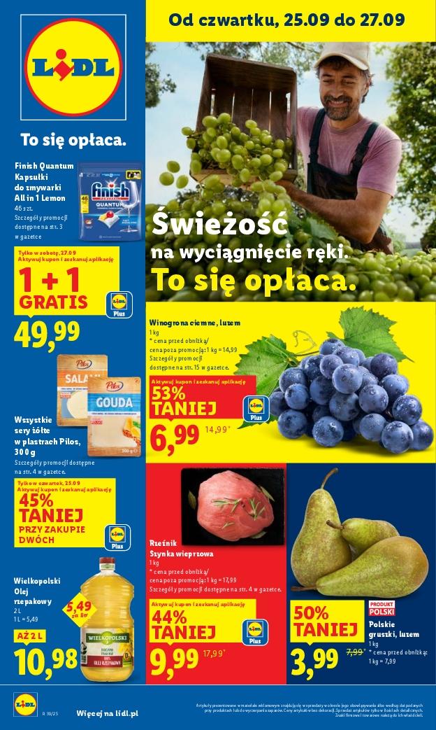 Gazetka promocyjna Lidl do 27/09/2025 str.1