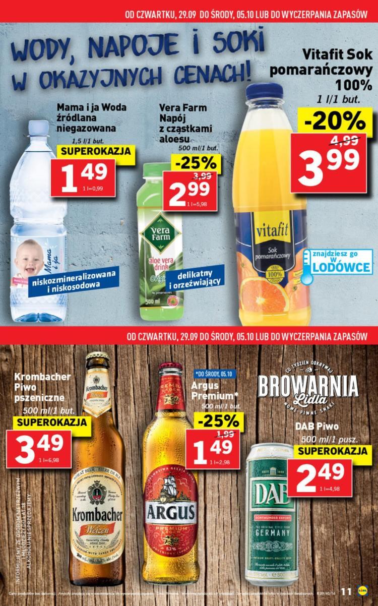 Gazetka promocyjna Lidl do 05/10/2016 str.11