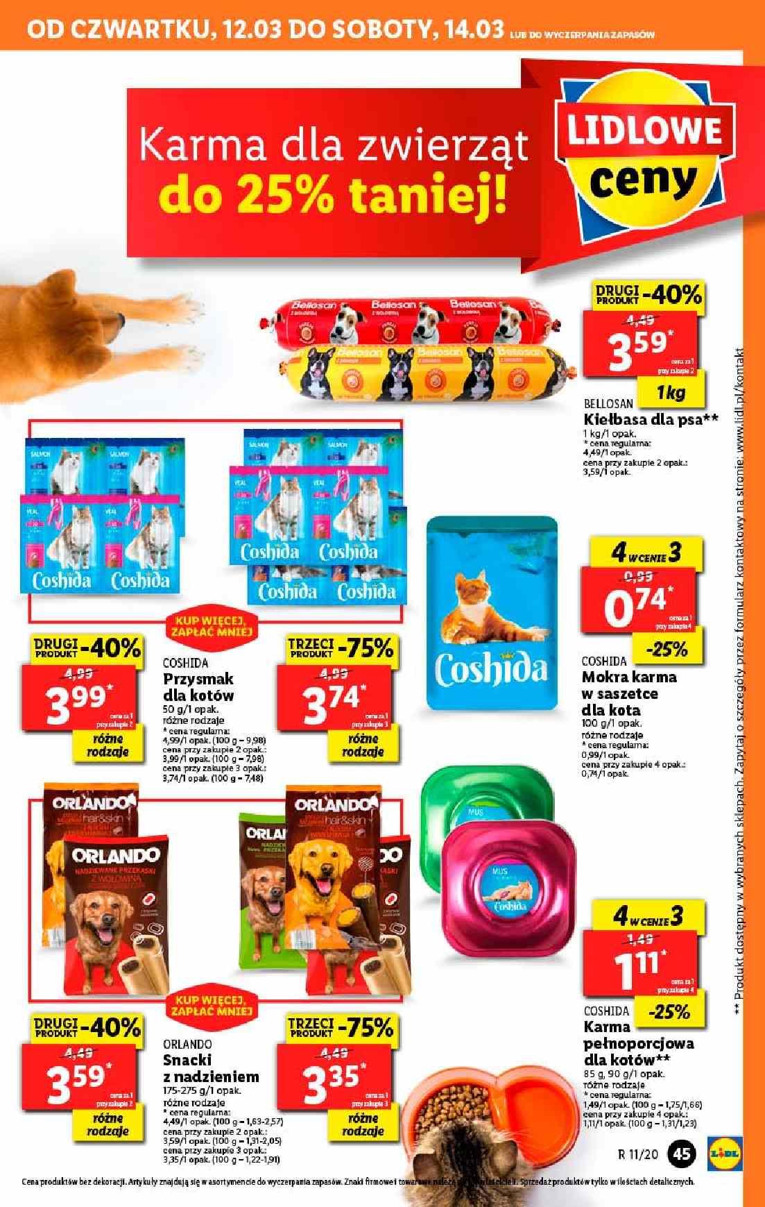 Gazetka promocyjna Lidl do 14/03/2020 str.45