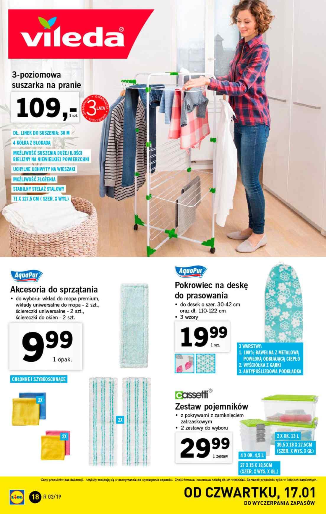 Gazetka promocyjna Lidl do 19/01/2019 str.18