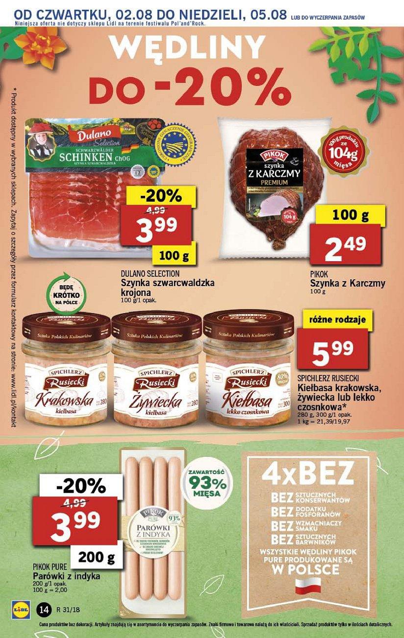 Gazetka promocyjna Lidl do 05/08/2018 str.14