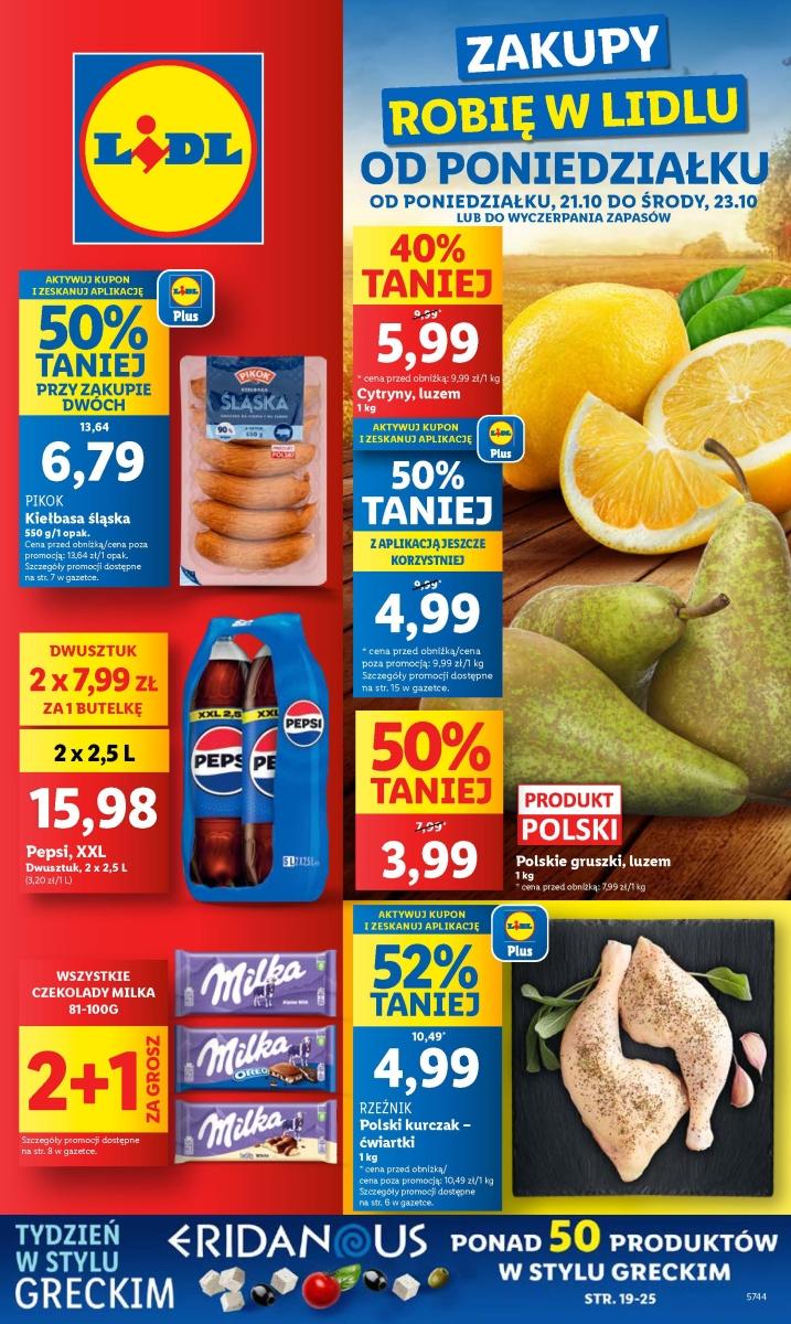 Gazetka promocyjna Lidl do 23/10/2024 str.1