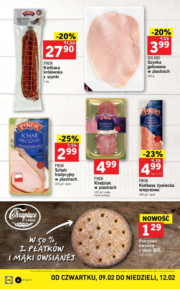 Gazetka promocyjna Lidl do 12/02/2017 str.6