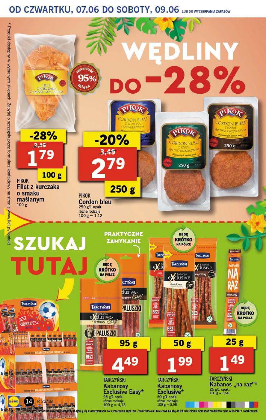 Gazetka promocyjna Lidl do 09/06/2018 str.14