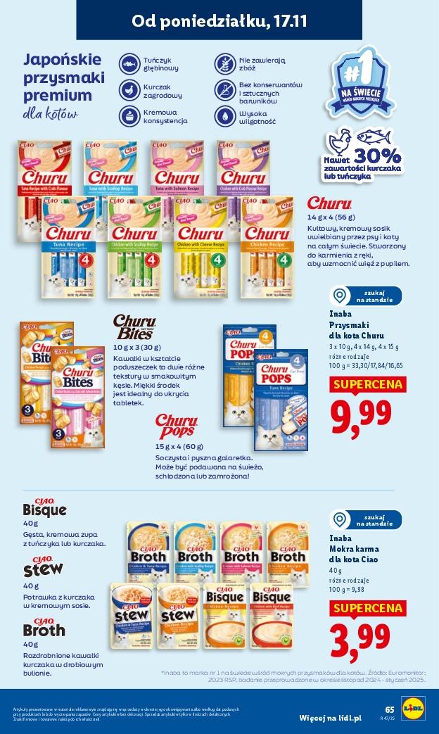 Gazetka promocyjna Lidl do 19/11/2025 str.65