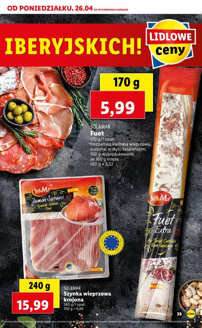 Gazetka promocyjna Lidl do 28/04/2021 str.39