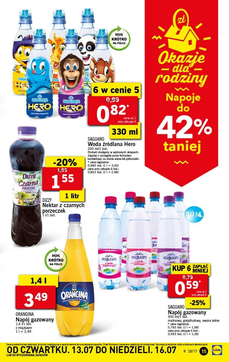 Gazetka promocyjna Lidl do 16/07/2017 str.15