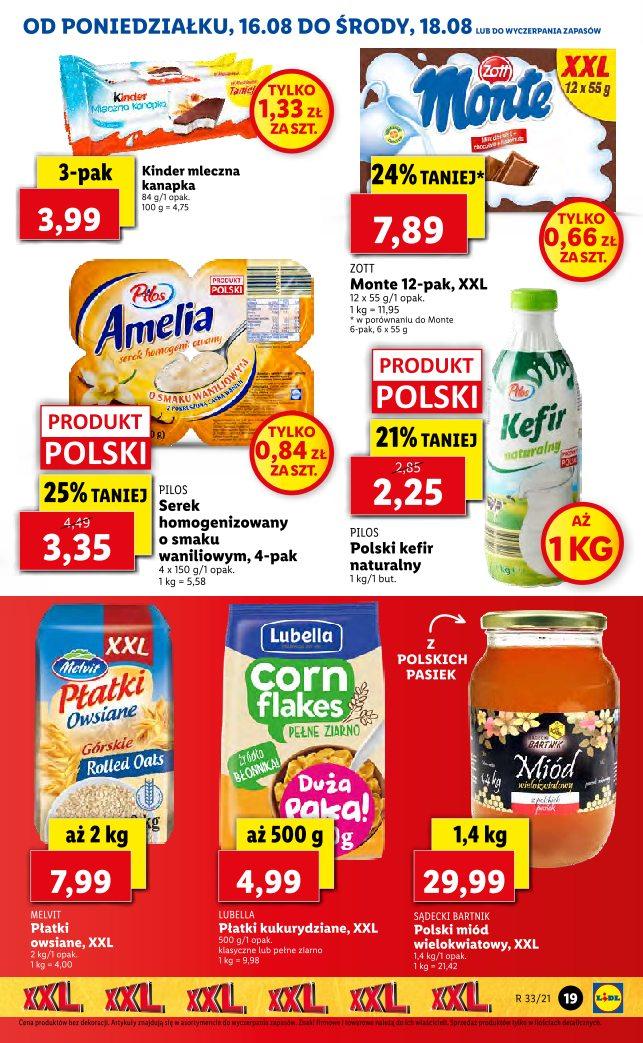 Gazetka promocyjna Lidl do 18/08/2021 str.19