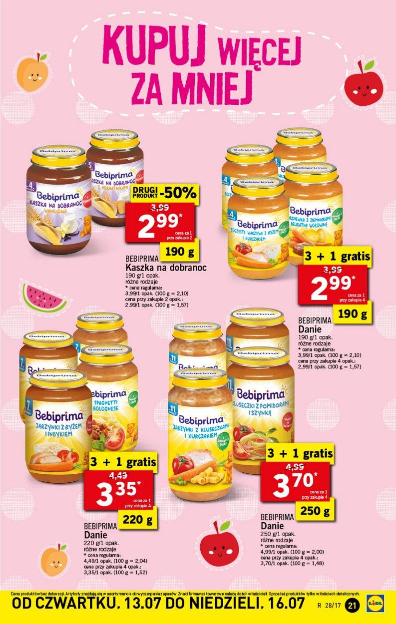 Gazetka promocyjna Lidl do 16/07/2017 str.21