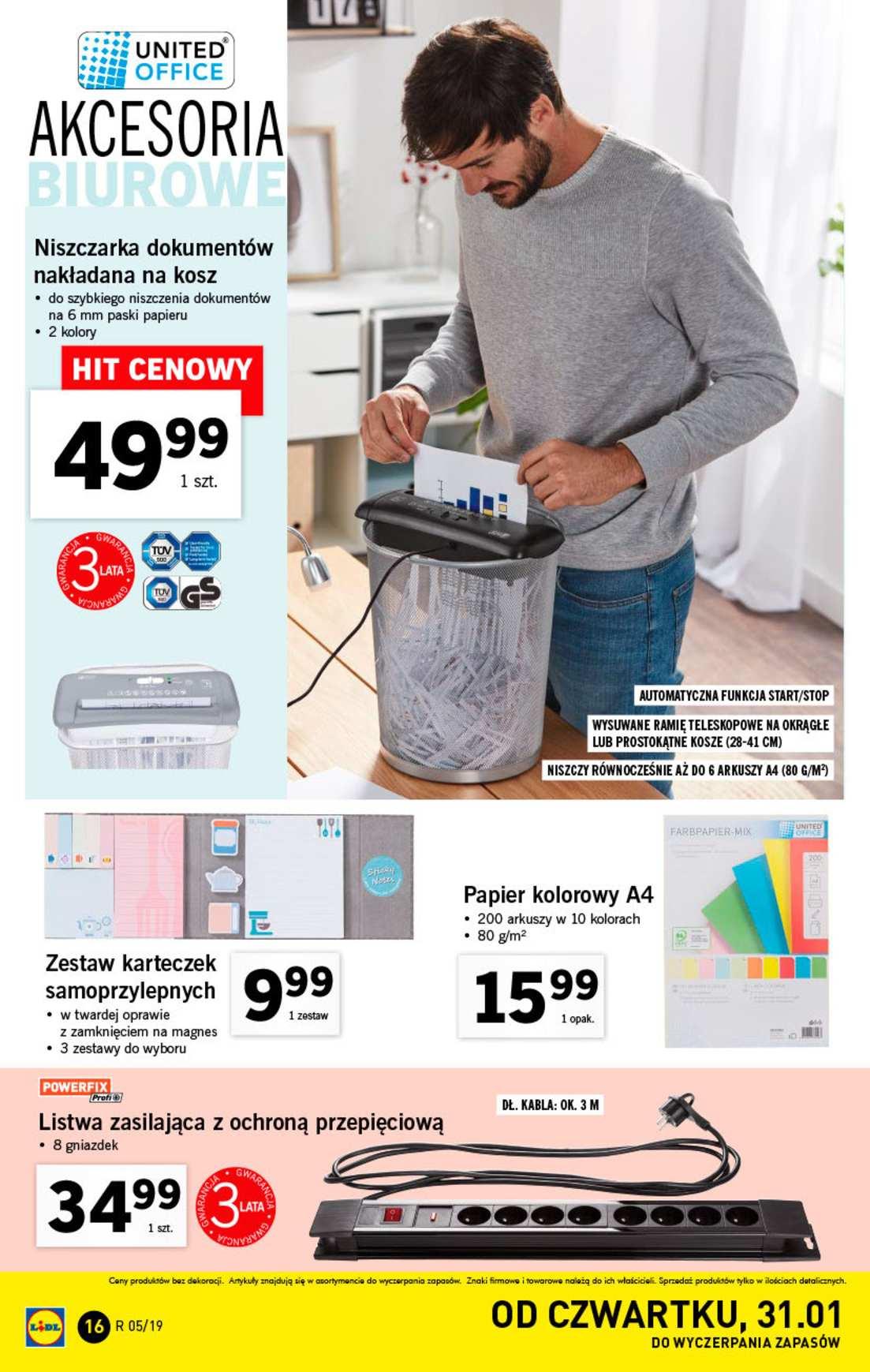 Gazetka promocyjna Lidl do 02/02/2019 str.16