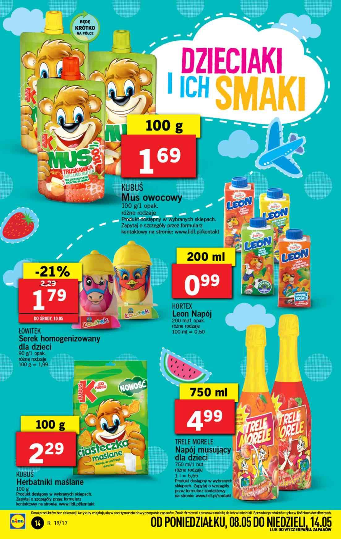 Gazetka promocyjna Lidl do 10/05/2017 str.14