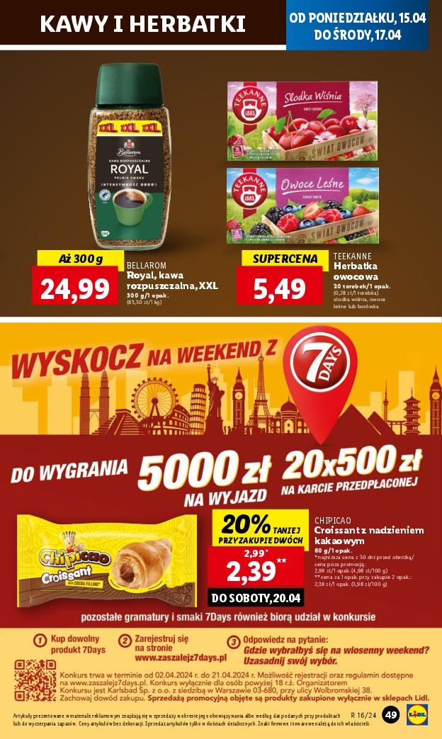 Gazetka promocyjna Lidl do 17/04/2024 str.49