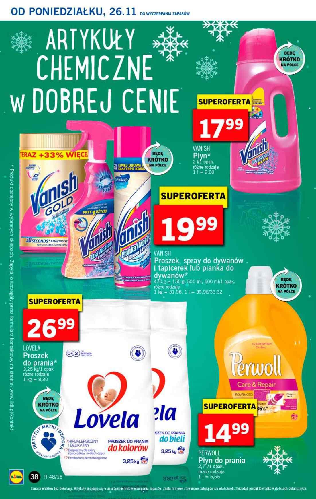 Gazetka promocyjna Lidl do 28/11/2018 str.38