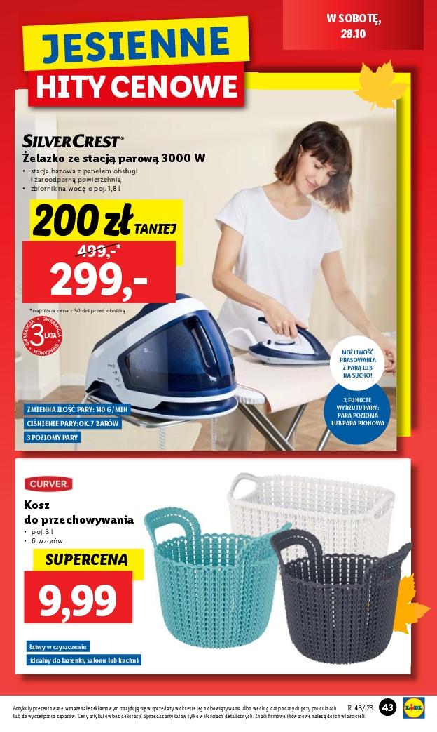 Gazetka promocyjna Lidl do 28/10/2023 str.43