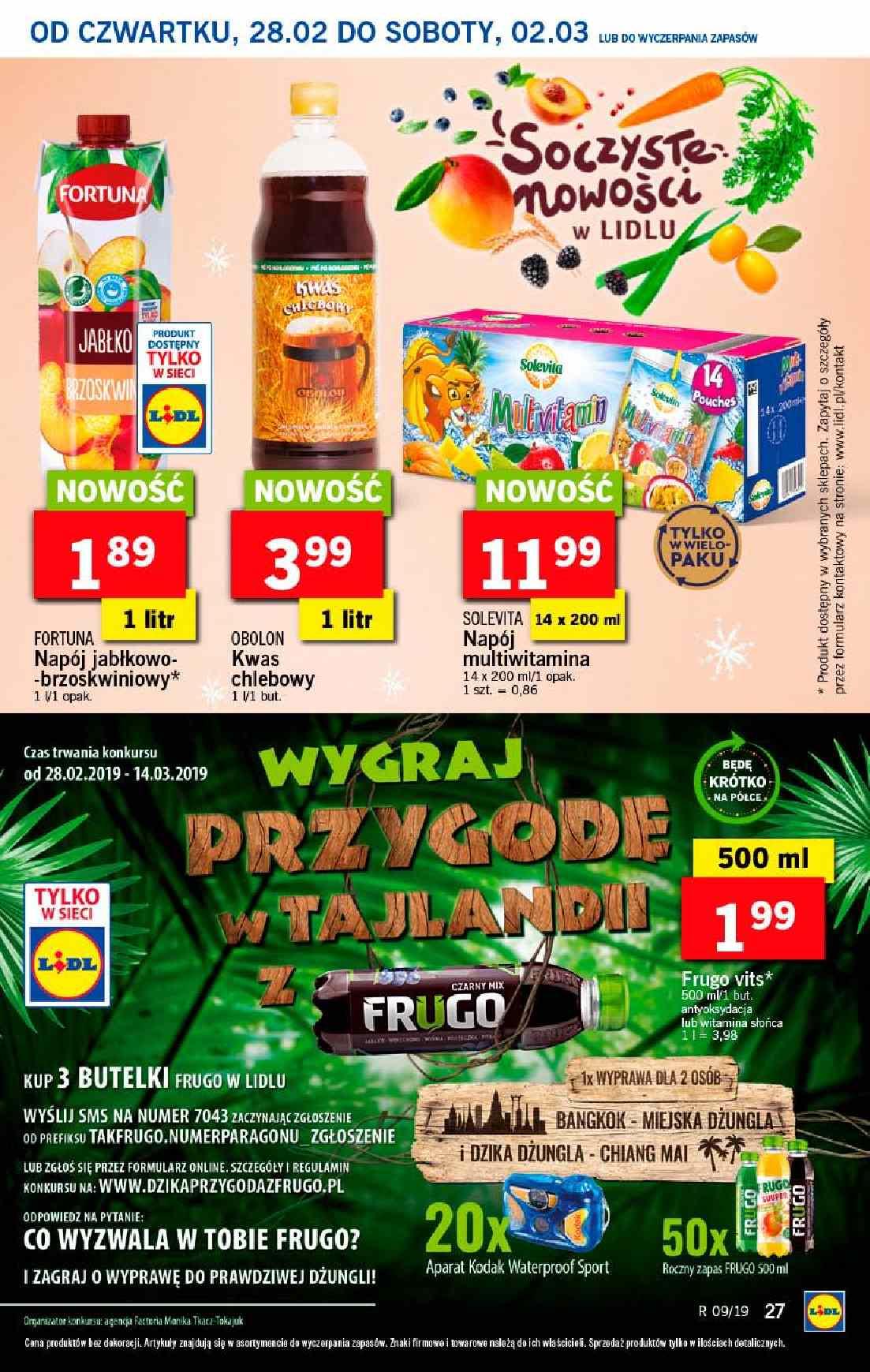 Gazetka promocyjna Lidl do 03/03/2019 str.27