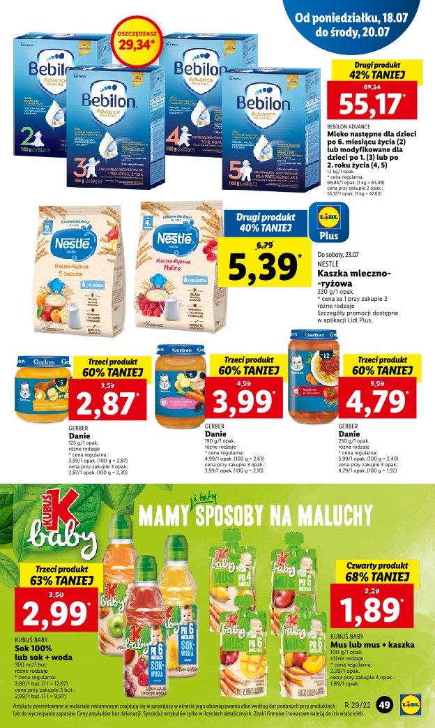 Gazetka promocyjna Lidl do 20/07/2022 str.49