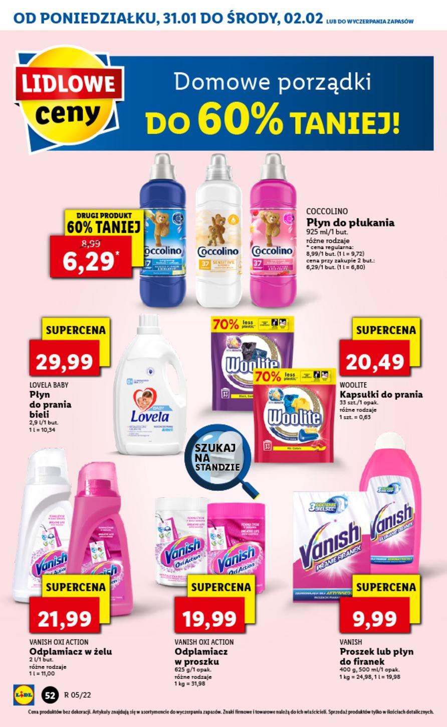 Gazetka promocyjna Lidl do 02/02/2022 str.52