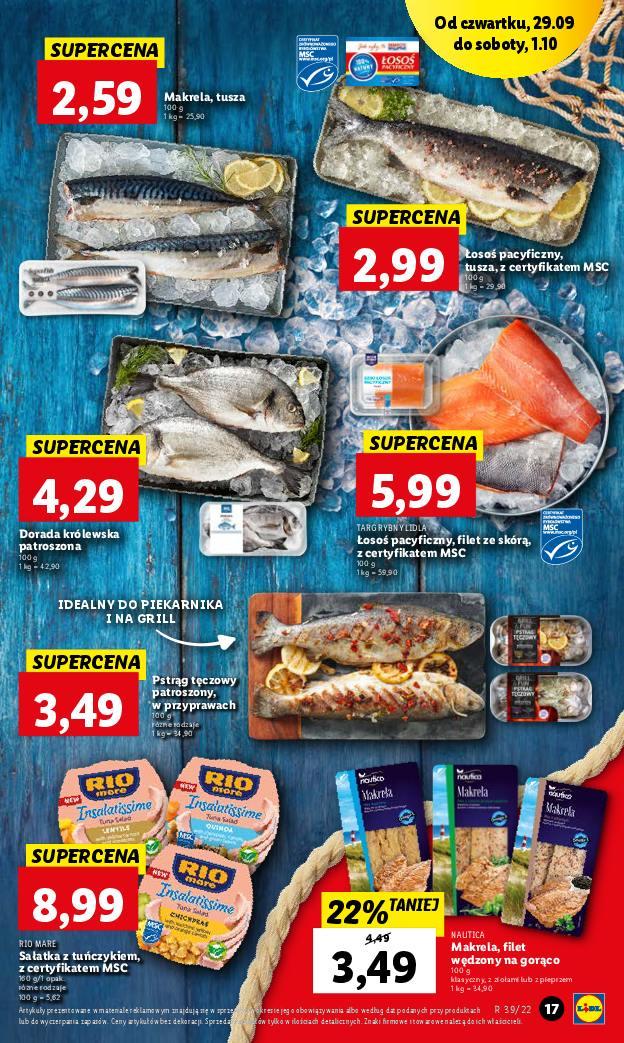 Gazetka promocyjna Lidl do 01/10/2022 str.17