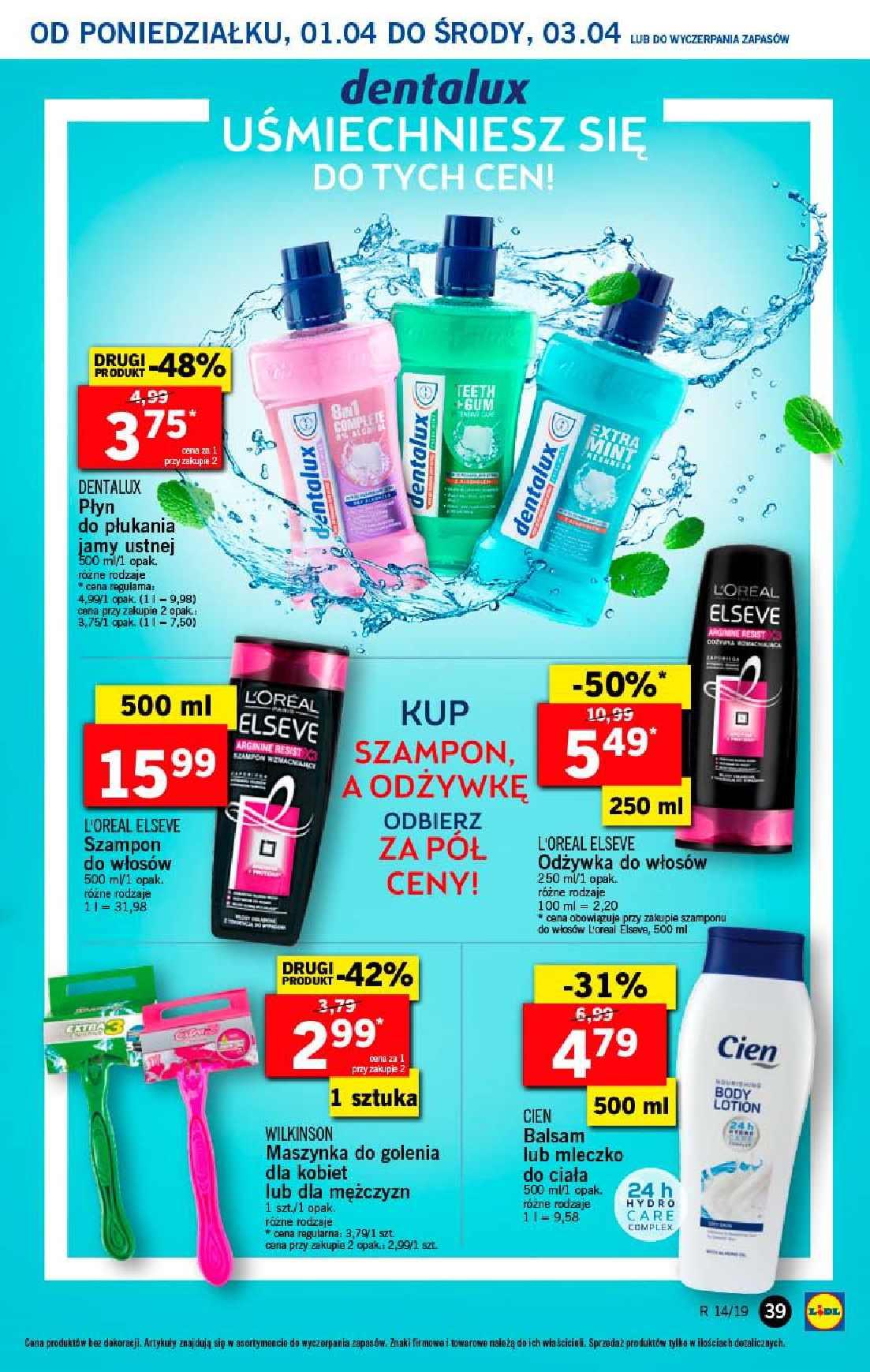 Gazetka promocyjna Lidl do 03/04/2019 str.39