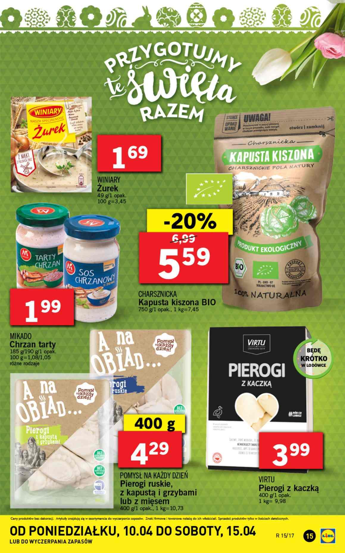 Gazetka promocyjna Lidl do 15/04/2017 str.15