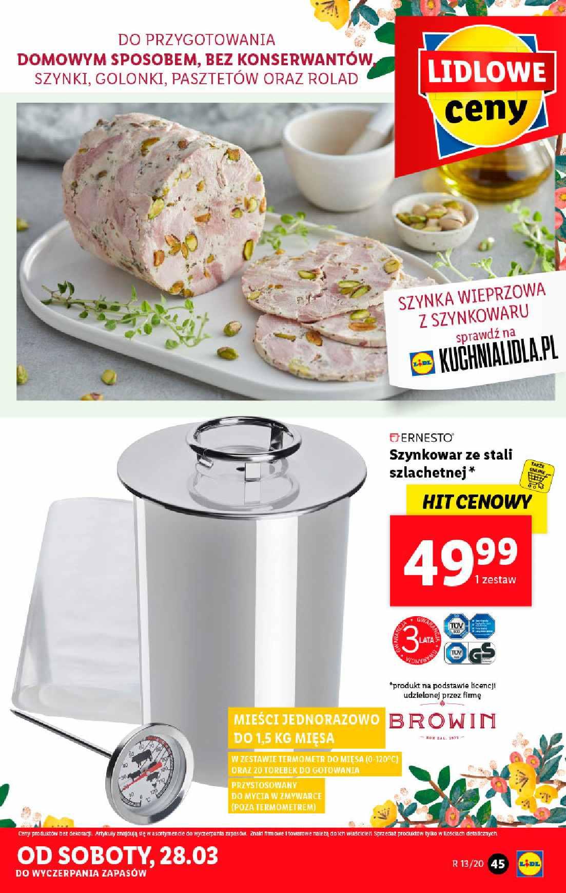 Gazetka promocyjna Lidl do 28/03/2020 str.45