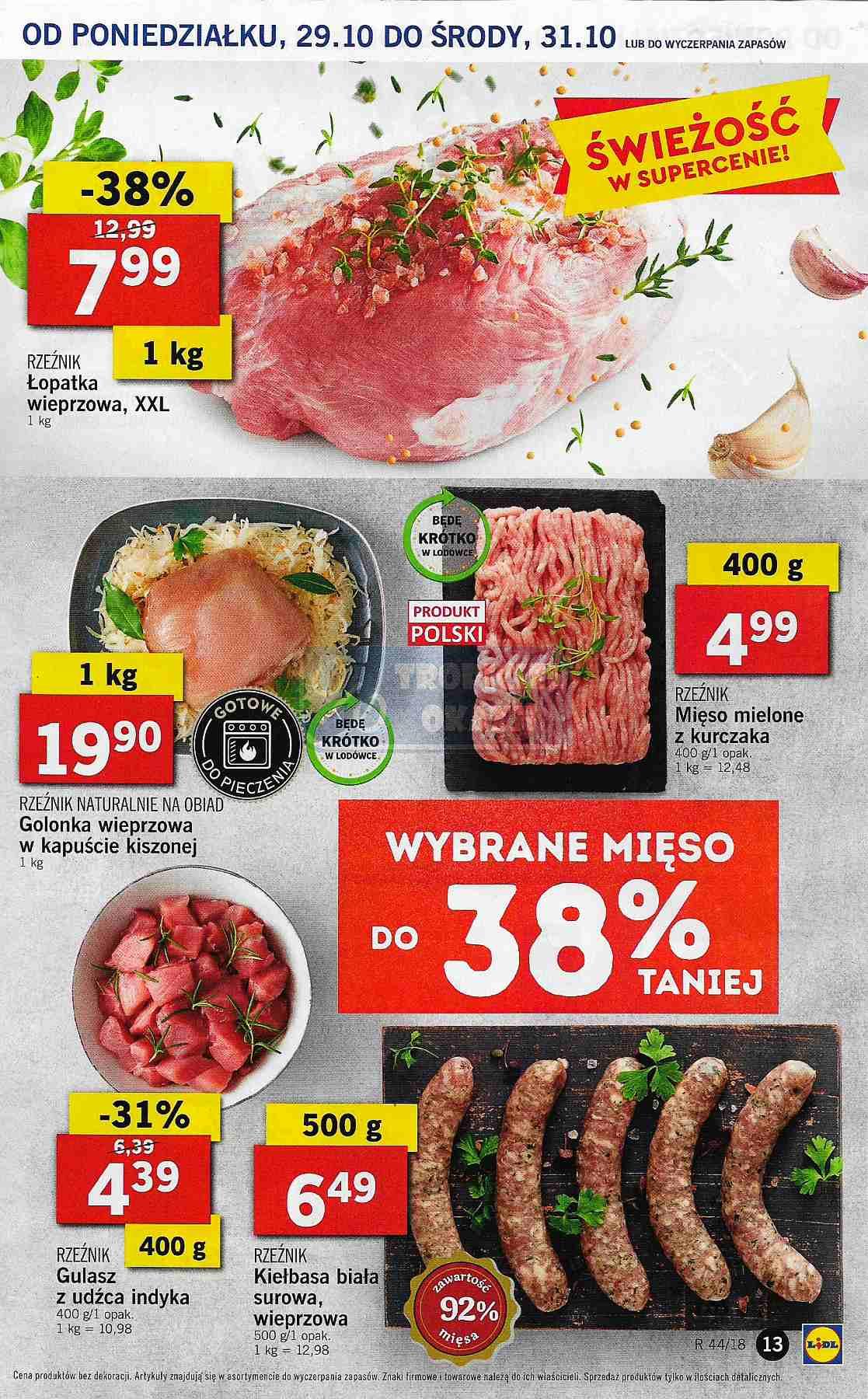 Gazetka promocyjna Lidl do 31/10/2018 str.13