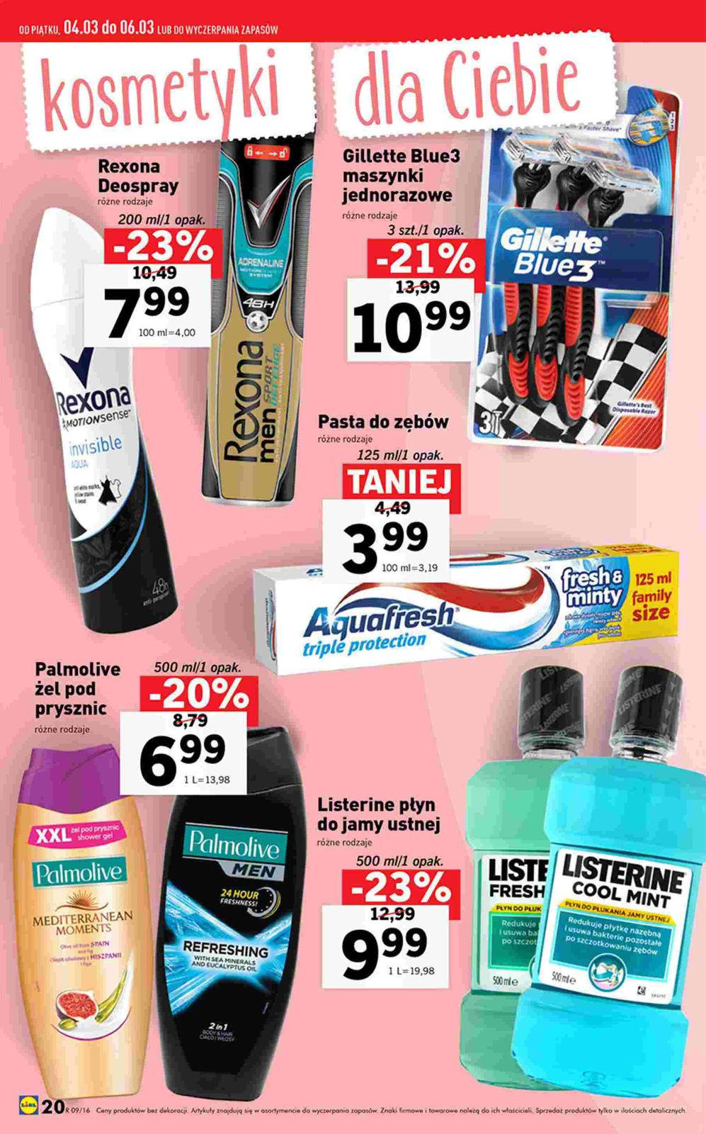 Gazetka promocyjna Lidl do 06/03/2016 str.20