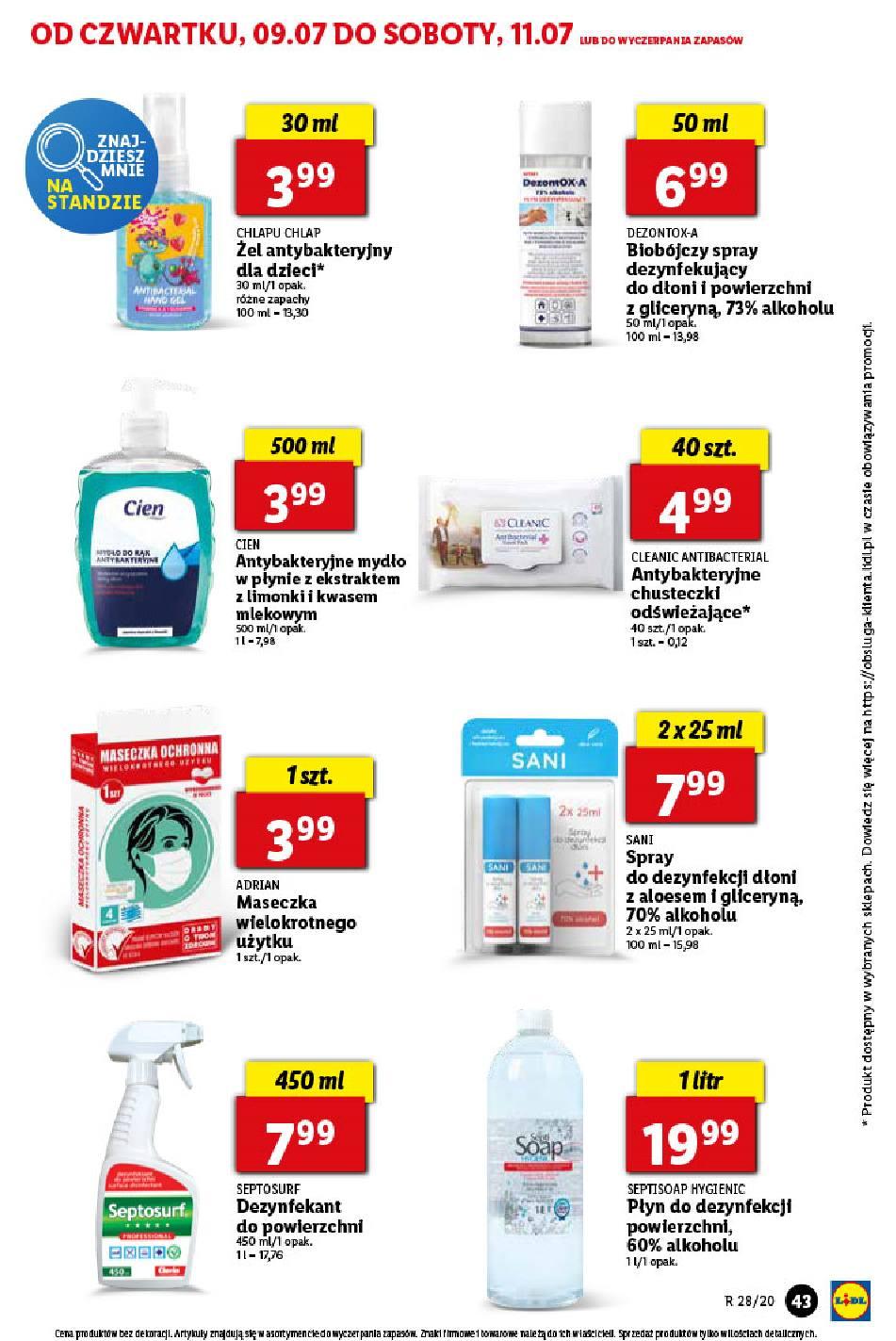 Gazetka promocyjna Lidl do 11/07/2020 str.43