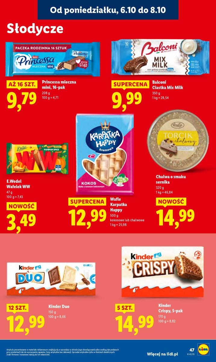 Gazetka promocyjna Lidl do 08/10/2025 str.47