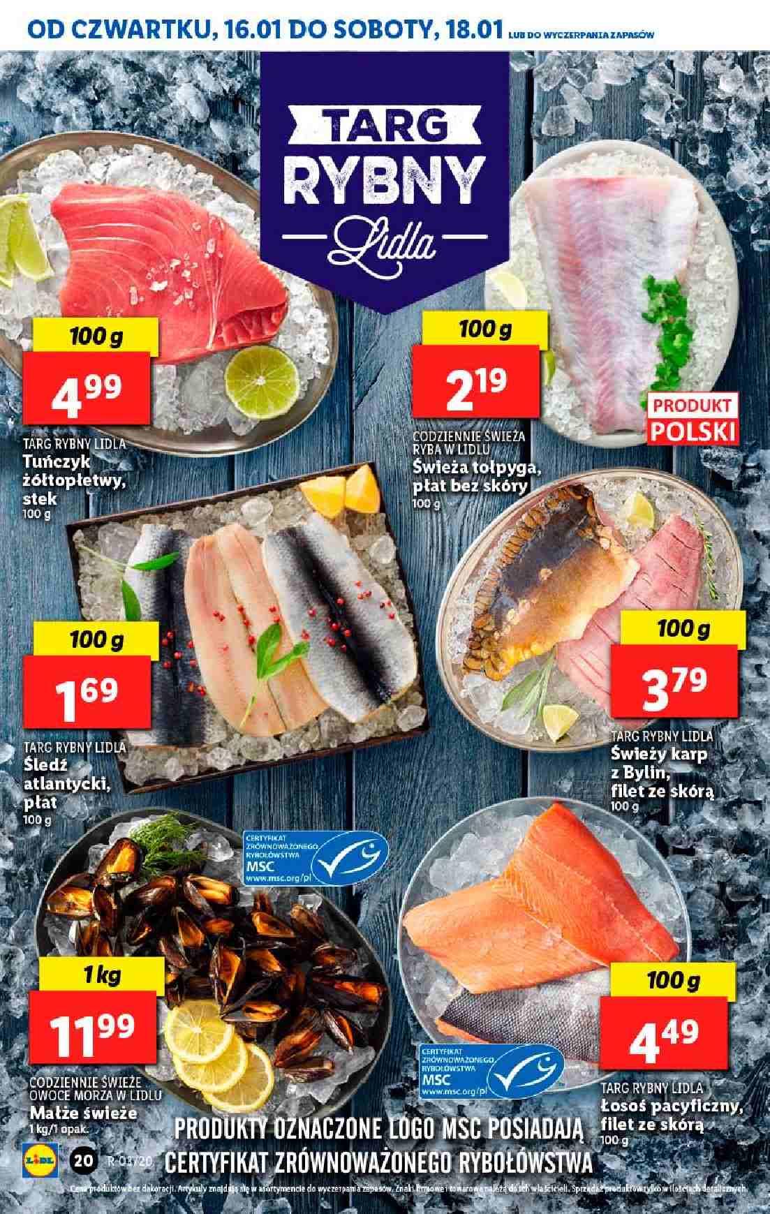 Gazetka promocyjna Lidl do 18/01/2020 str.20