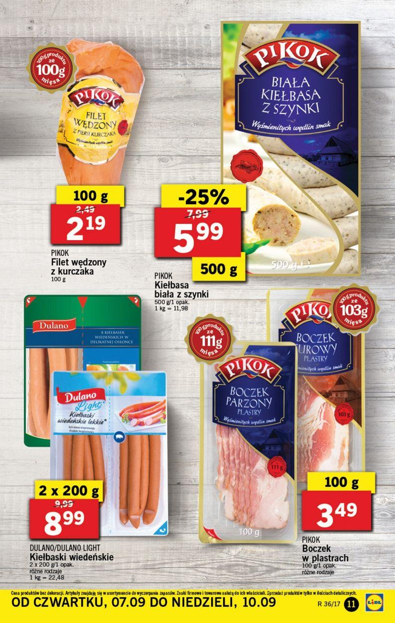 Gazetka promocyjna Lidl do 10/09/2017 str.11