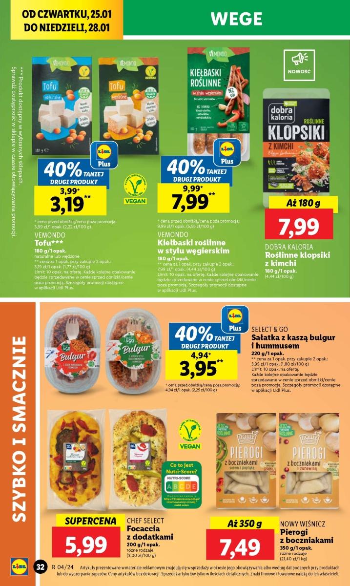 Gazetka promocyjna Lidl do 28/01/2024 str.32