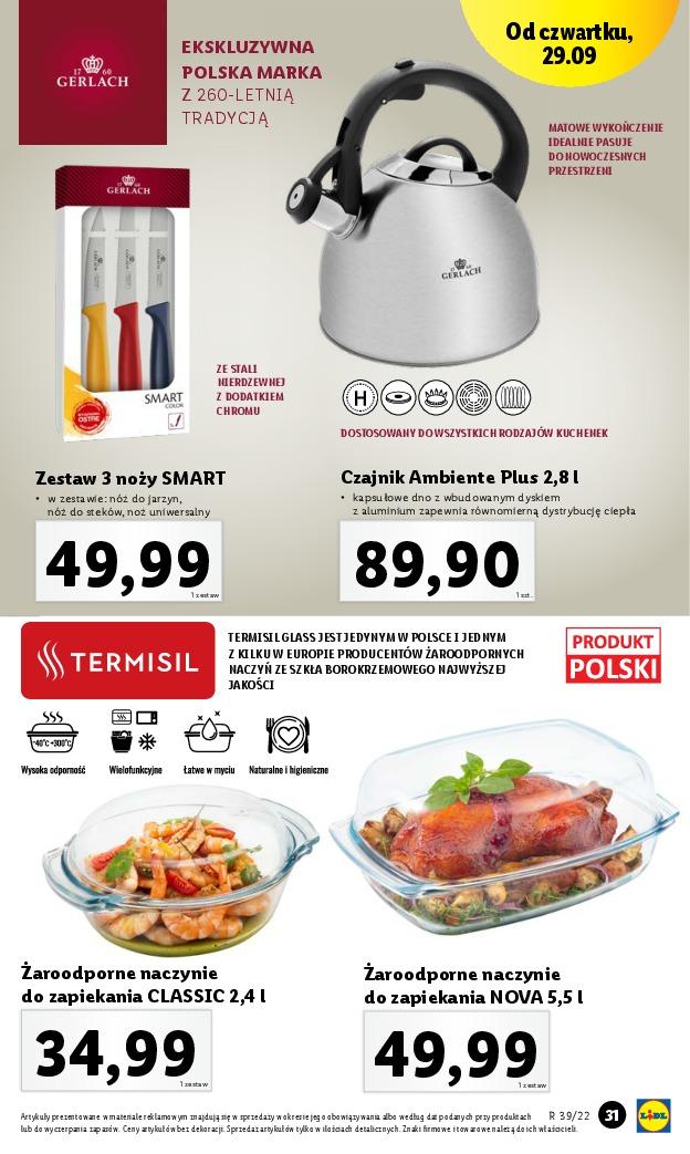 Gazetka promocyjna Lidl do 01/10/2022 str.31