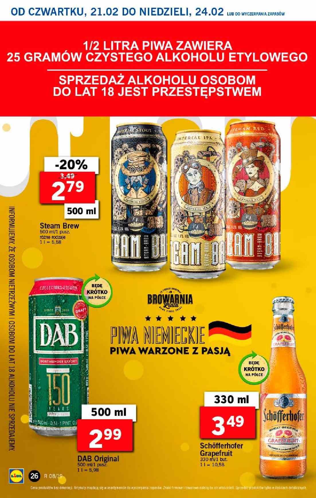 Gazetka promocyjna Lidl do 24/02/2019 str.26