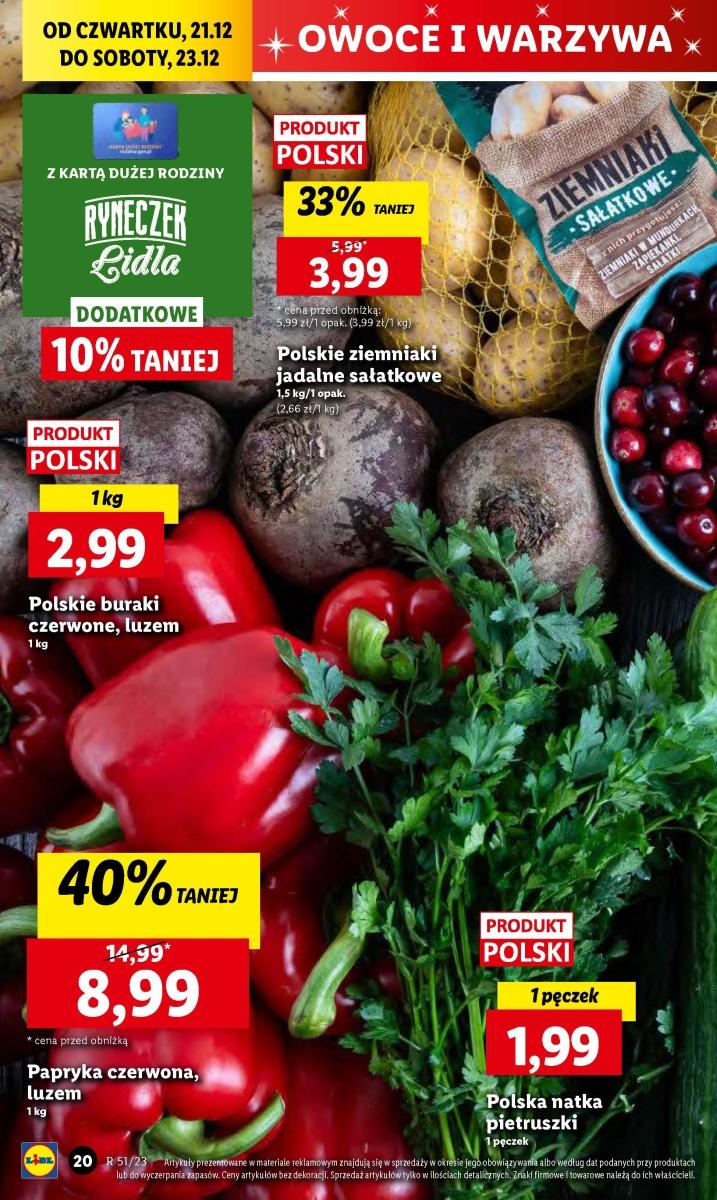 Gazetka promocyjna Lidl do 23/12/2023 str.20